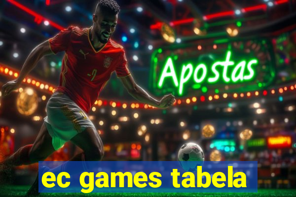 ec games tabela